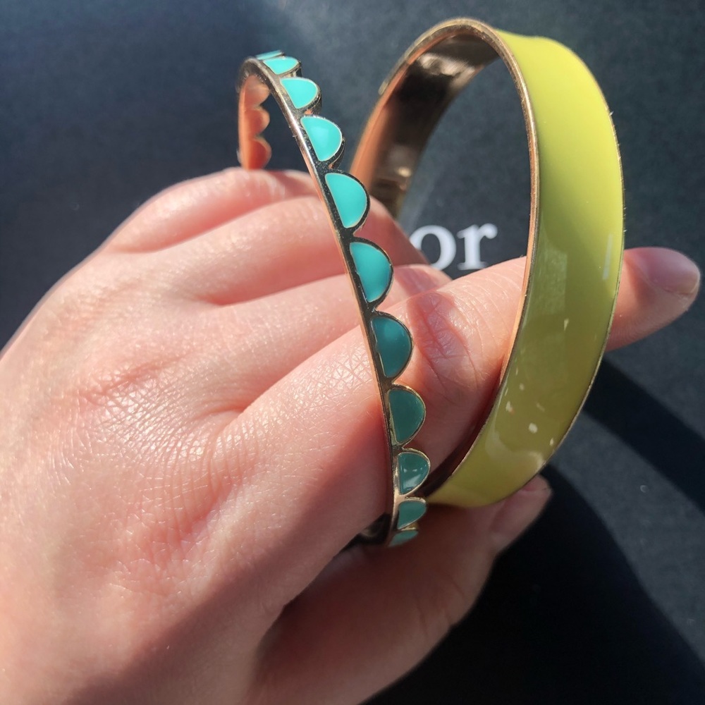 💰$5 WHEN BUNDLE💰 BLUE/YELLOW BANGLE